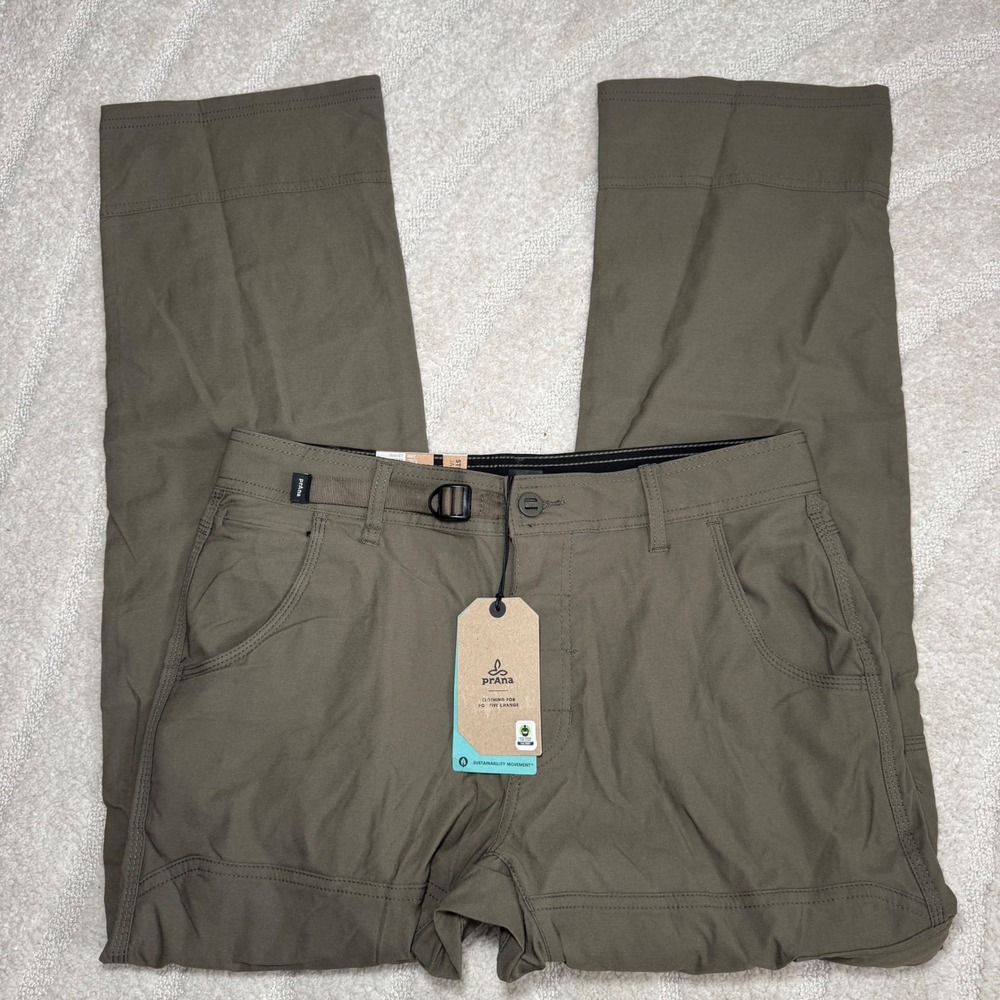 NEW Prana Stretch Zion Pant II Mens 31x30 Slate Green Hiking Cargo Pants 1969791